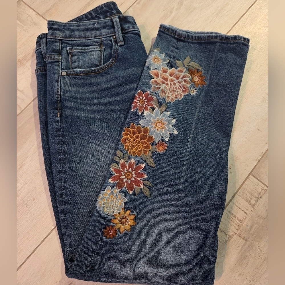 DRIFTWOOD STELLA DESERT BLOOM EMBROIDERED JEANS